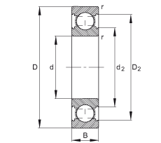 S 6202-C, ă(ni)Y(ji)(gu)C (j) DIN 625-1 ˜ʵҪߴ