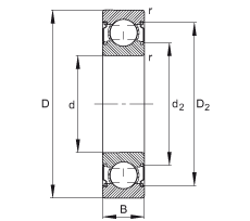 S 6004-C-2Z, ă(ni)Y(ji)(gu)C (j) DIN 625-1 (bio)(zhn)Ҫߴɂ(c)g϶ܷ