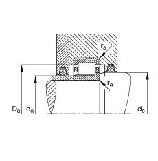 ALS NJ2332-E-M1, (j) DIN 5412-1 ˜ʵҪߴ, 붨λS, ɷx, ּ