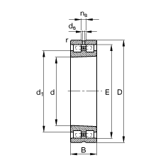 ALS NN3032-AS-K-M-SP,  DIN 5412-4 ˜ʵҪߴ, ǶλS, pFףF 1:12 ɷx, ּpСďȲ϶ƹ