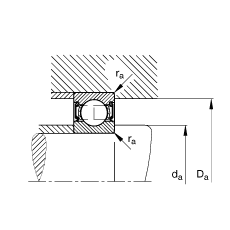 S 61806-2RSR, (j) DIN 625-1 ˜ʵҪߴ, ɂ(c)ܷ