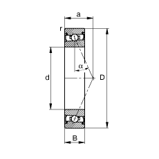 SS HSS71928-E-T-P4S, {(dio)(ji)Ɍ(du)b|  = 25ɂ(c)ܷǽ|ƹ