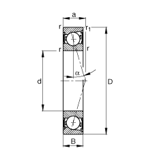 SS B7000-C-2RSD-T-P4S, {(dio)(ji)Ɍb|  = 15㣬ɂ(c)ܷǽ|Ӈ