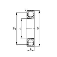 ΝLS 20228-K-MB-C3, (j) DIN 635-1 (bio)(zhn)Ҫߴ, FףF 1:12