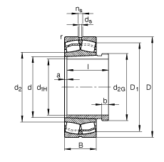 {(dio)ĝLS 23128-E1-K-TVPB + AHX3128, (j) DIN 635-2 (bio)(zhn)Ҫߴ, F׺ж