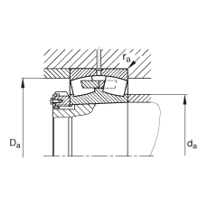 {(dio)ĝLS 230/670-B-K-MB, (j) DIN 635-2 ˜ʵҪߴ, FףF 1:12